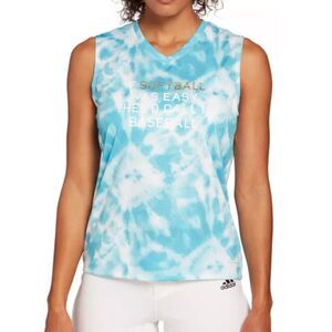 adidas Women's Softball Graphic Tank Top Size M